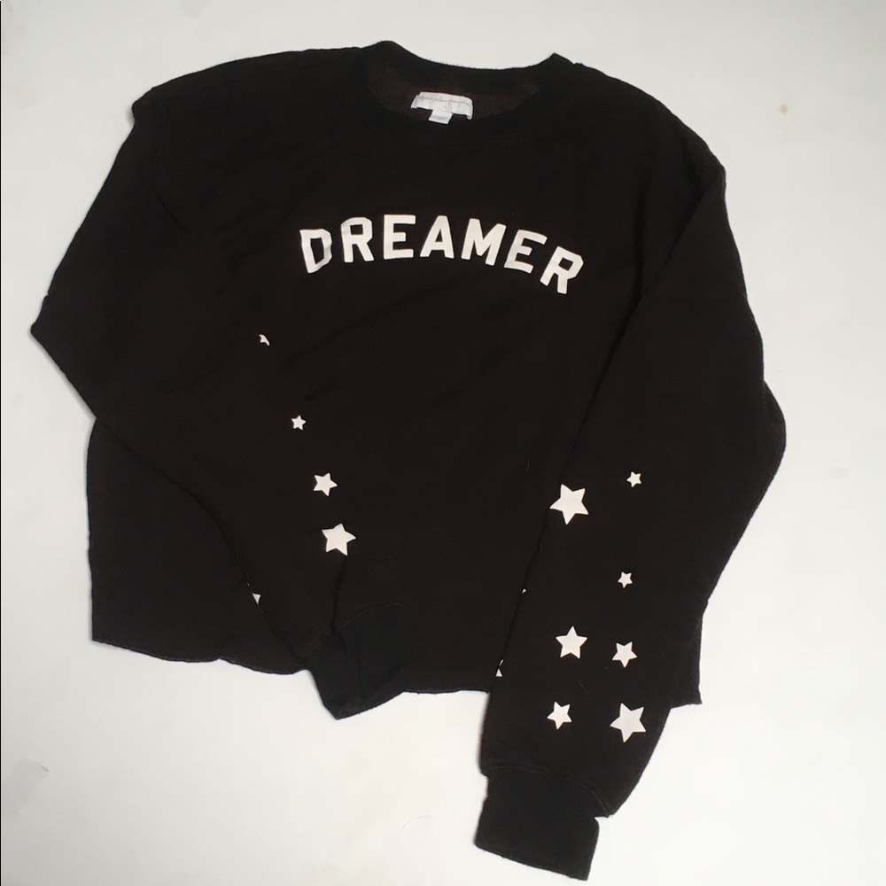 XS Dreamer Crop Sweatshirt in Vintage Black - Picture 2 of 4